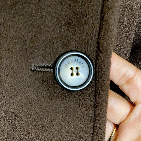 MaxMara • Pure Wool Long Trench • Italy